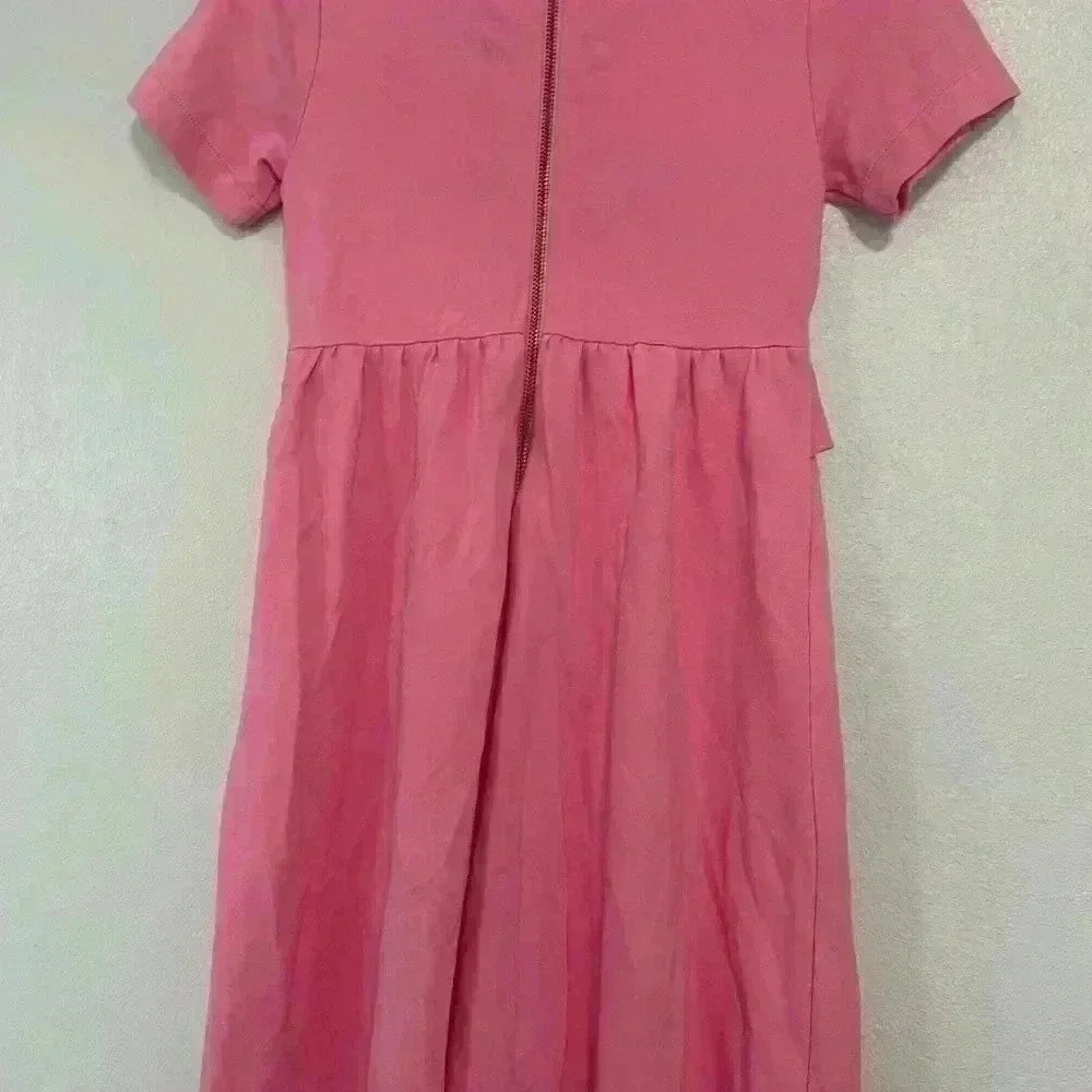 229.Kate Spade Bright pink dress short sleeve round neck casual girl in size 12